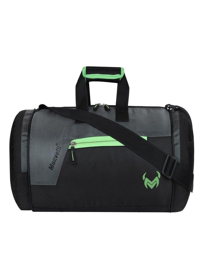 MONVELLI Travel Duffel Bag Sports Tote Shoulder Gym Bag Womens Travel Bags Lightweight Water Resistant Workout Bag for Sports Activity (Green) - Image 1